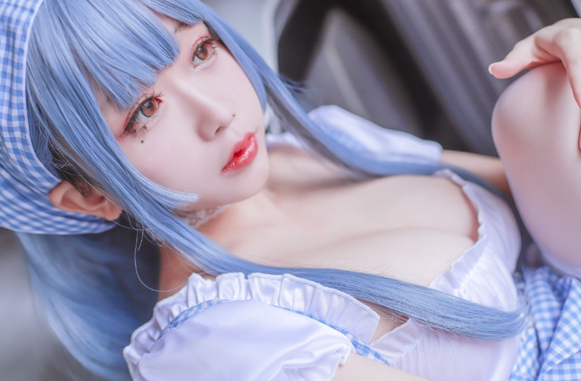 日奈娇《蓝色女仆》！体验清新蓝白色调的童话世界！插图1