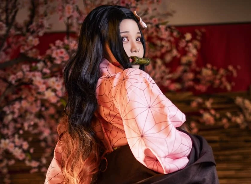 Hachi小芭 《祢豆子围裙Nezuko Apron》赏析插图3