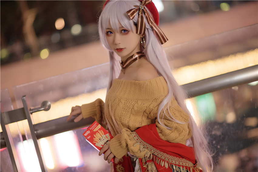 樱落酱w贝法pocky:银发少女的诱惑,让你欲罢不能!插图2 樱落酱w贝法pocky:银发少女的诱惑,让你欲罢不能!插图2