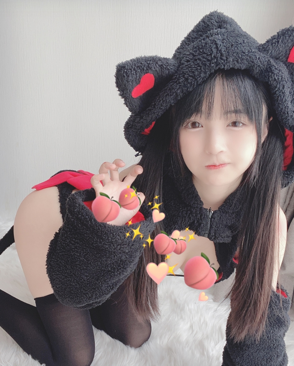 桜井宁宁《小黑猫》cosplay:可爱俏皮与猫咪灵动的完美融合插图4 桜井宁宁《小黑猫》cosplay:可爱俏皮与猫咪灵动的完美融合插图4
