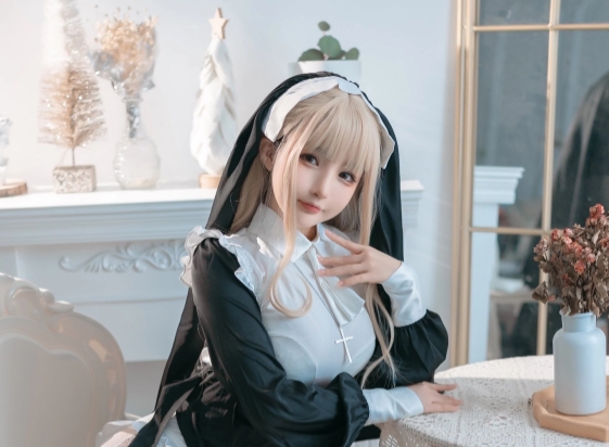 桜井宁宁的修女COSPLAY——她的甜美与神秘完美结合插图3