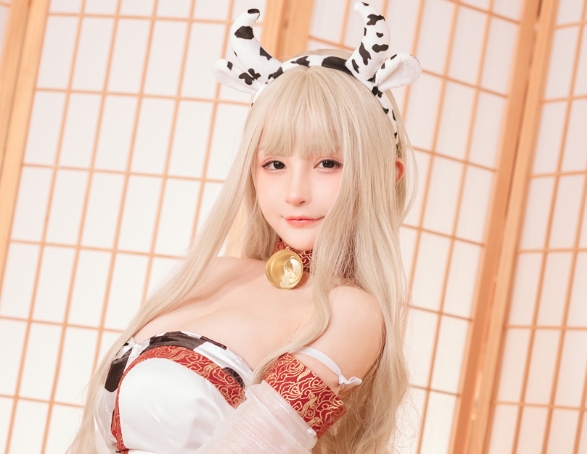 桜井宁宁的“牛牛子和服”——别具一格的萌态魅力插图3