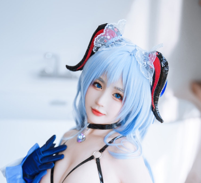 桜井宁宁甜美化身甘雨，萌感满满，眼神杀来袭！插图3