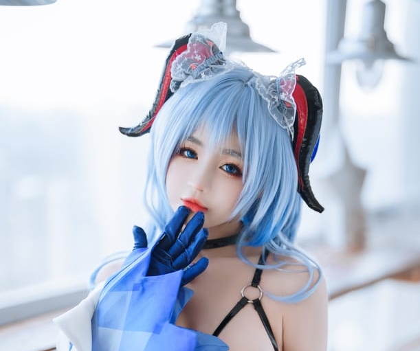 桜井宁宁甜美化身甘雨，萌感满满，眼神杀来袭！插图4