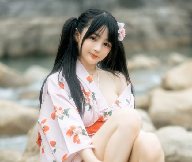 桜井宁宁展现浴衣魅力，清新自然的夏日风情插图3