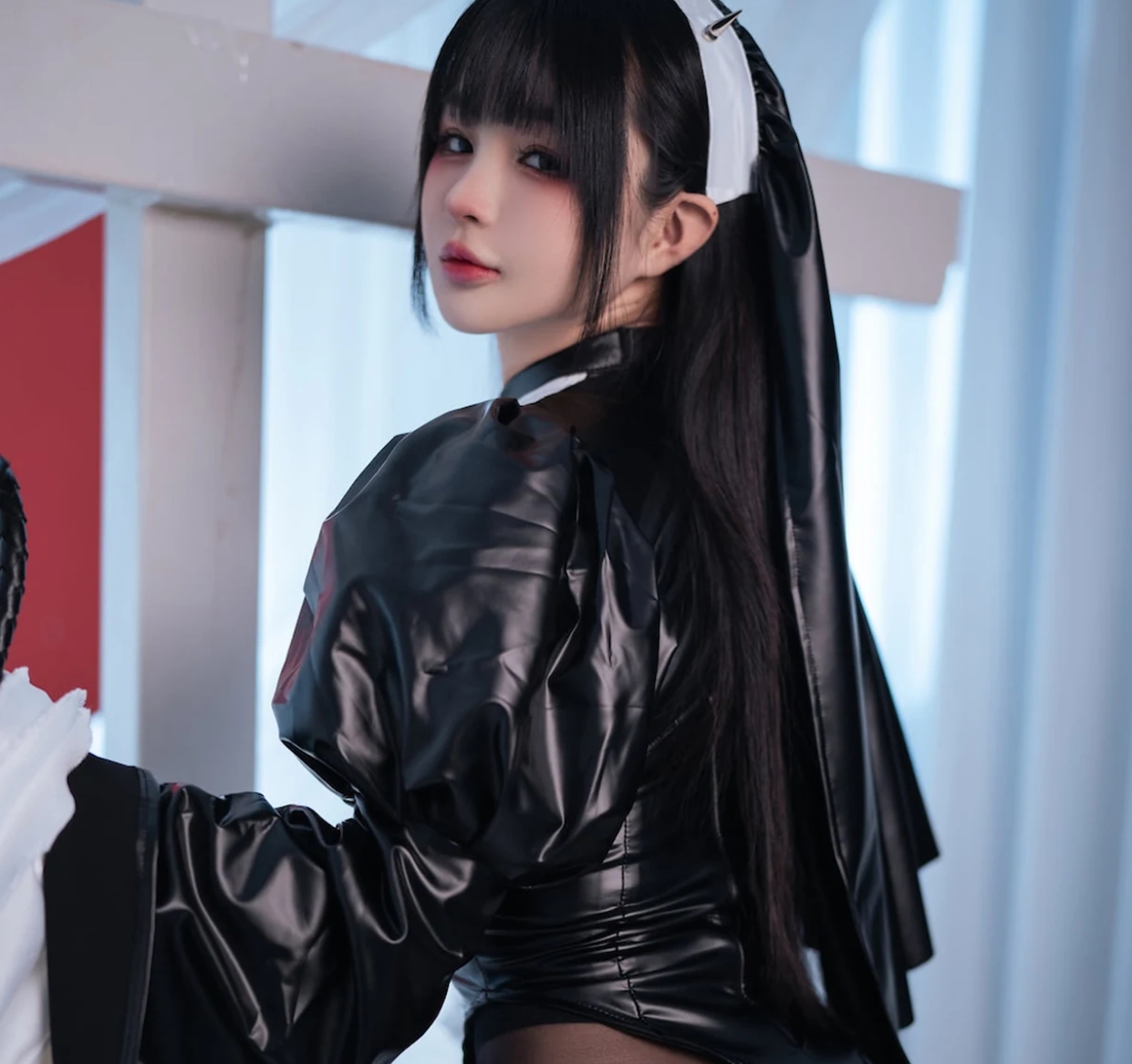 桜井宁宁《皮衣修女》：一场性感与神秘的完美碰撞插图3