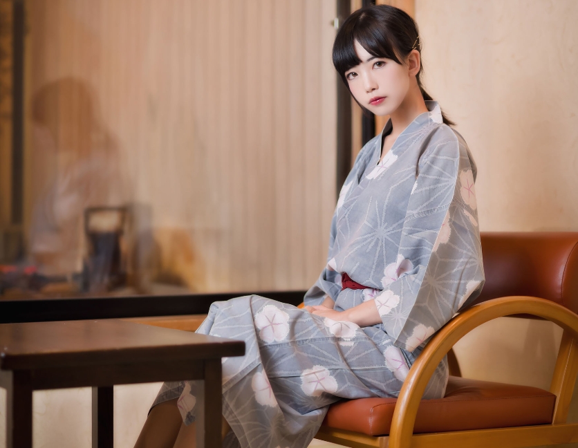 水淼aqua的《温泉和服》：日式温柔的氛围感炸裂了！