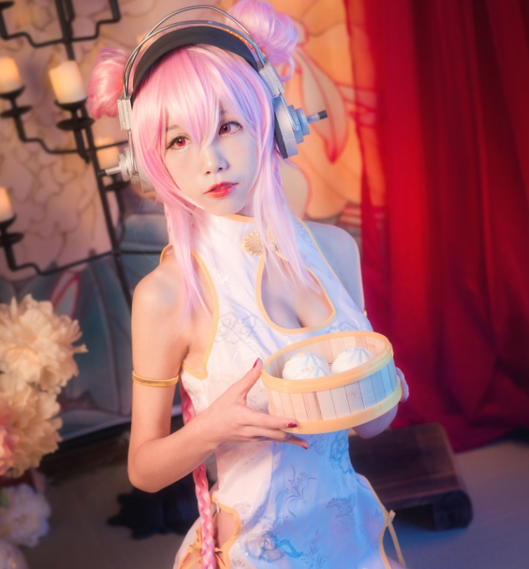 水淼aqua的索尼子Cos:奶香四溢,甜度爆表!插图3 水淼aqua的索尼子Cos:奶香四溢,甜度爆表!插图3