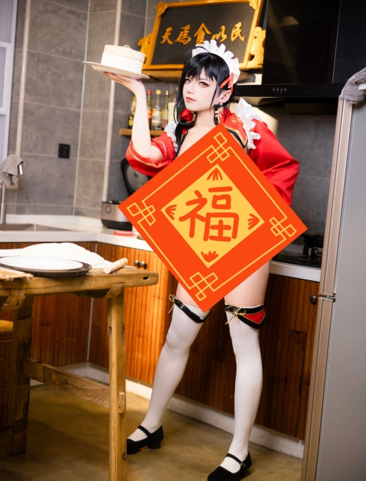 隼隼子作品合集下载：眼镜学姐、汉服少女与中式女仆的梦幻演绎插图3