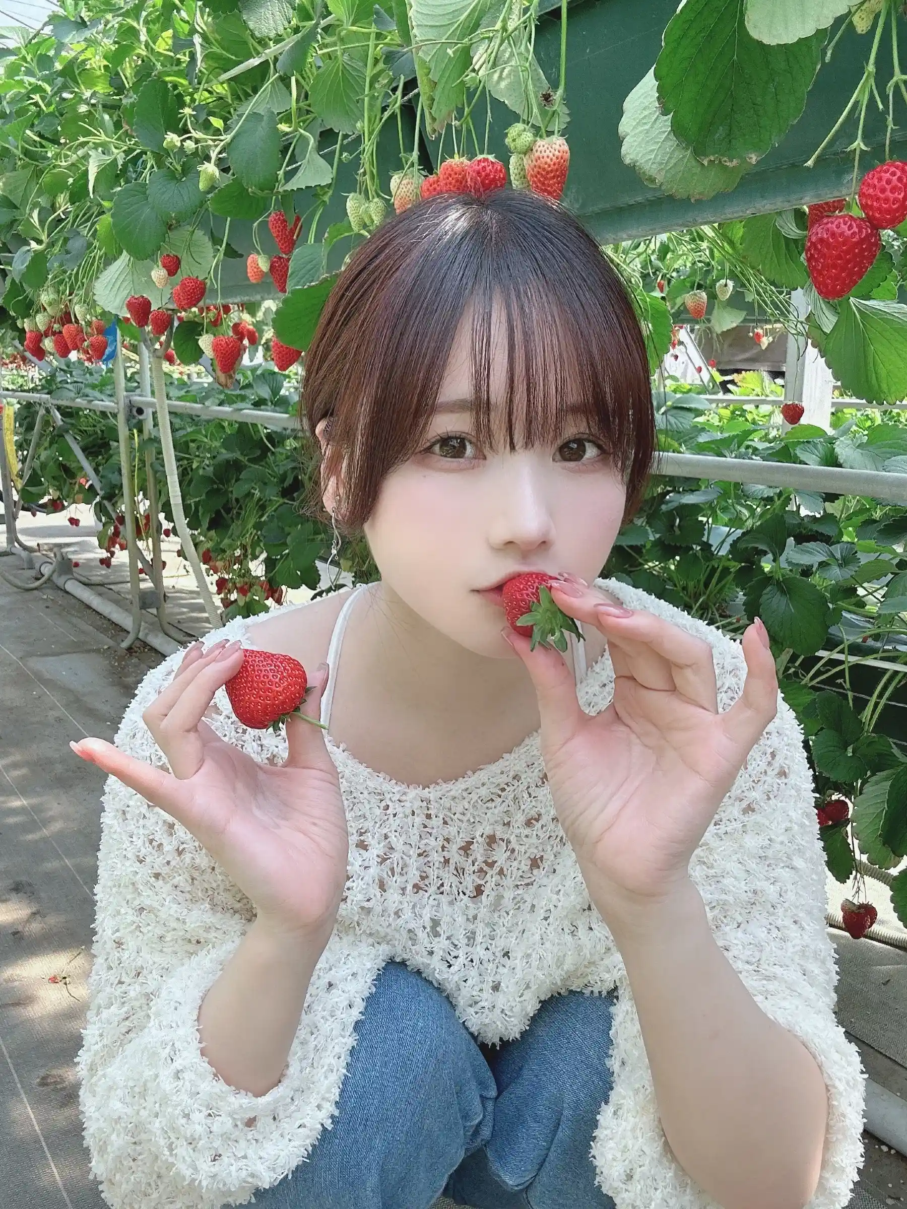 日本 Fantia 顶流博主 KenKen:从“摘草莓”到“职场老师”的百变视觉图鉴插图1 日本 Fantia 顶流博主 KenKen:从“摘草莓”到“职场老师”的百变视觉图鉴插图1