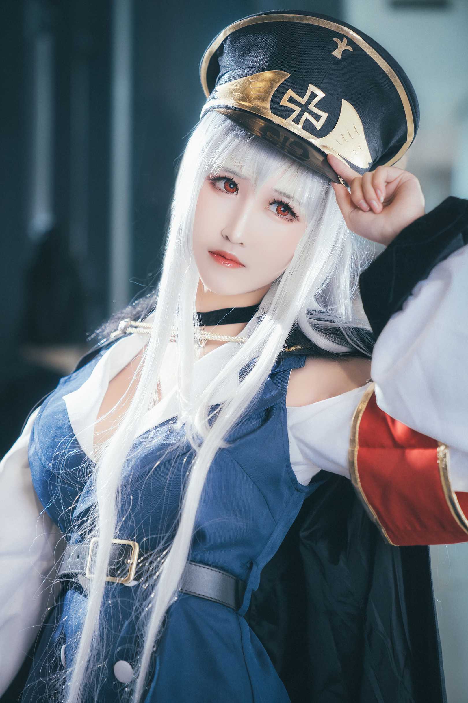 三度_69《少女前线》：银发军装造型下的冷感战术美学插图1