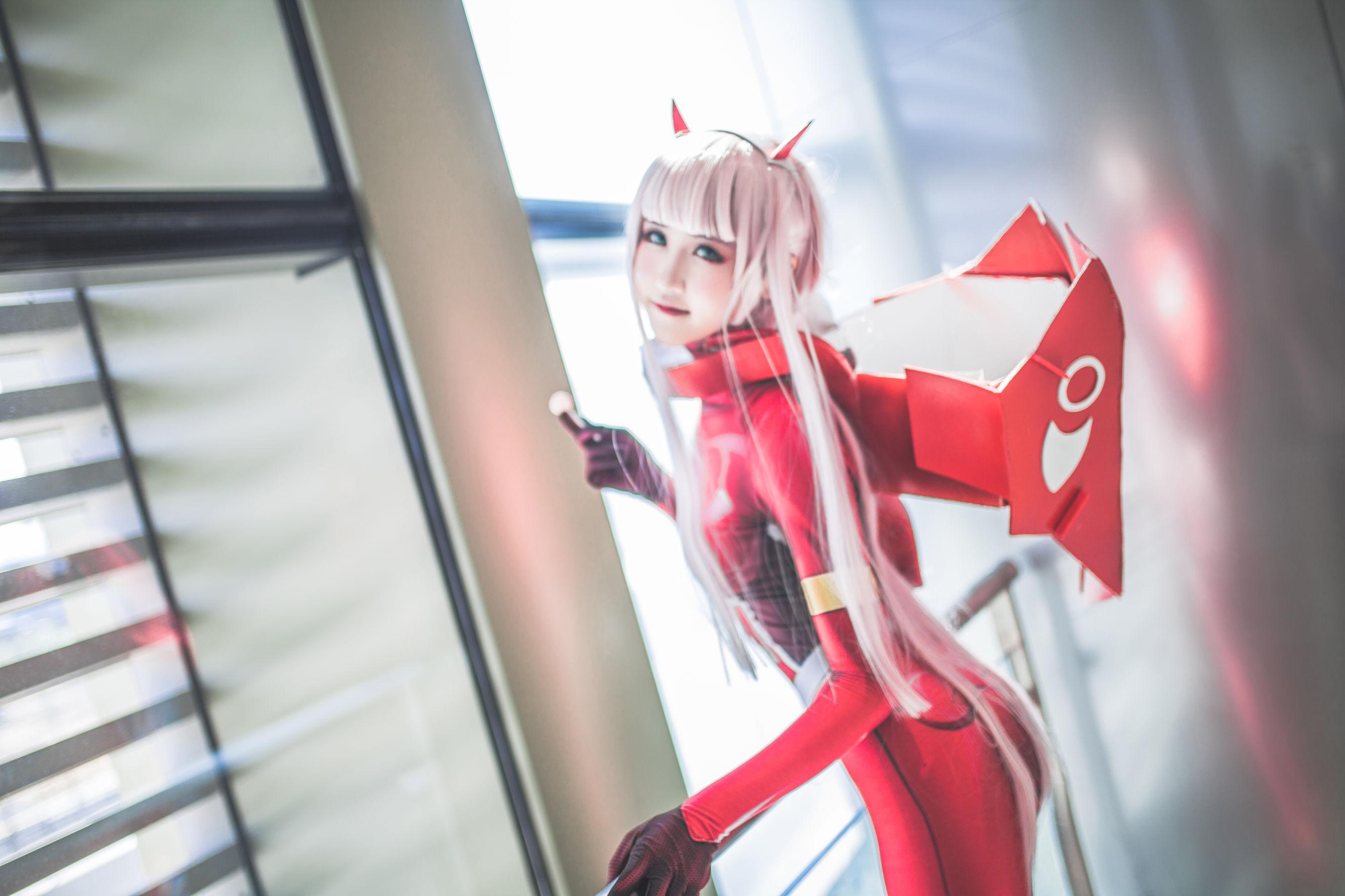 三度_69《Darling in the Franxx》:红色机甲感造型下的02角色还原插图2 三度_69《Darling in the Franxx》:红色机甲感造型下的02角色还原插图2